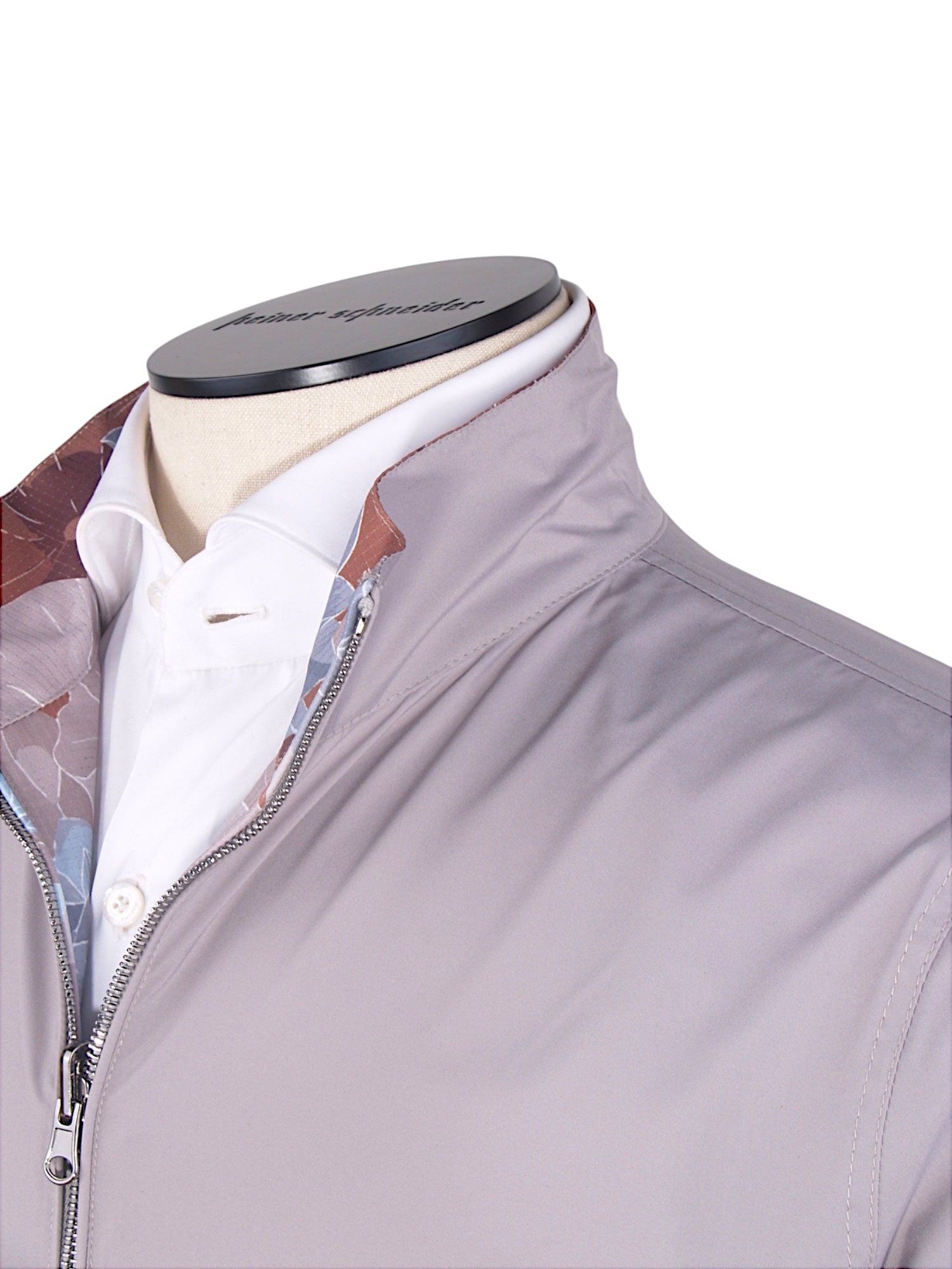 Manto reversible windbreaker jacket with floral pattern