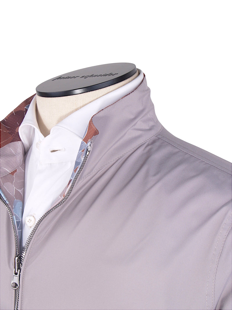 Manto reversible windbreaker jacket with floral pattern