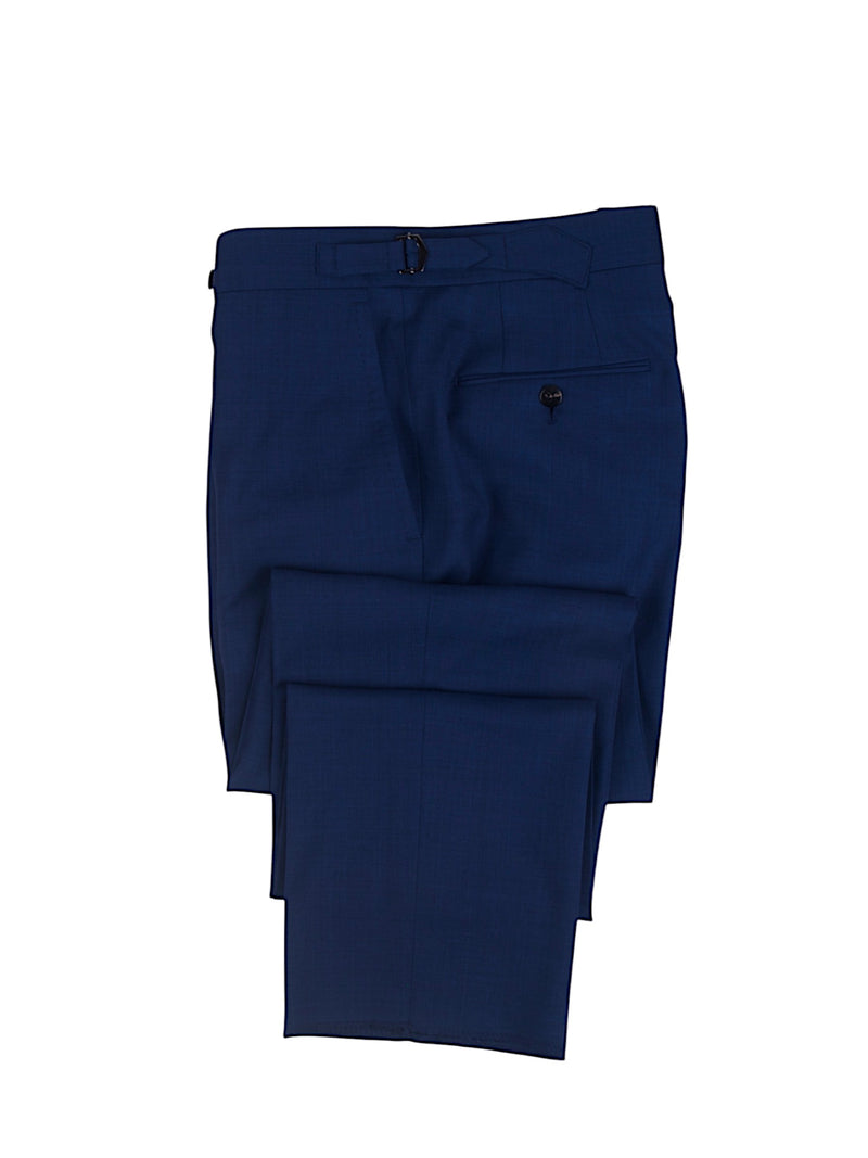 Stile Latino blauer Anzug aus Wolle mit Peakrever