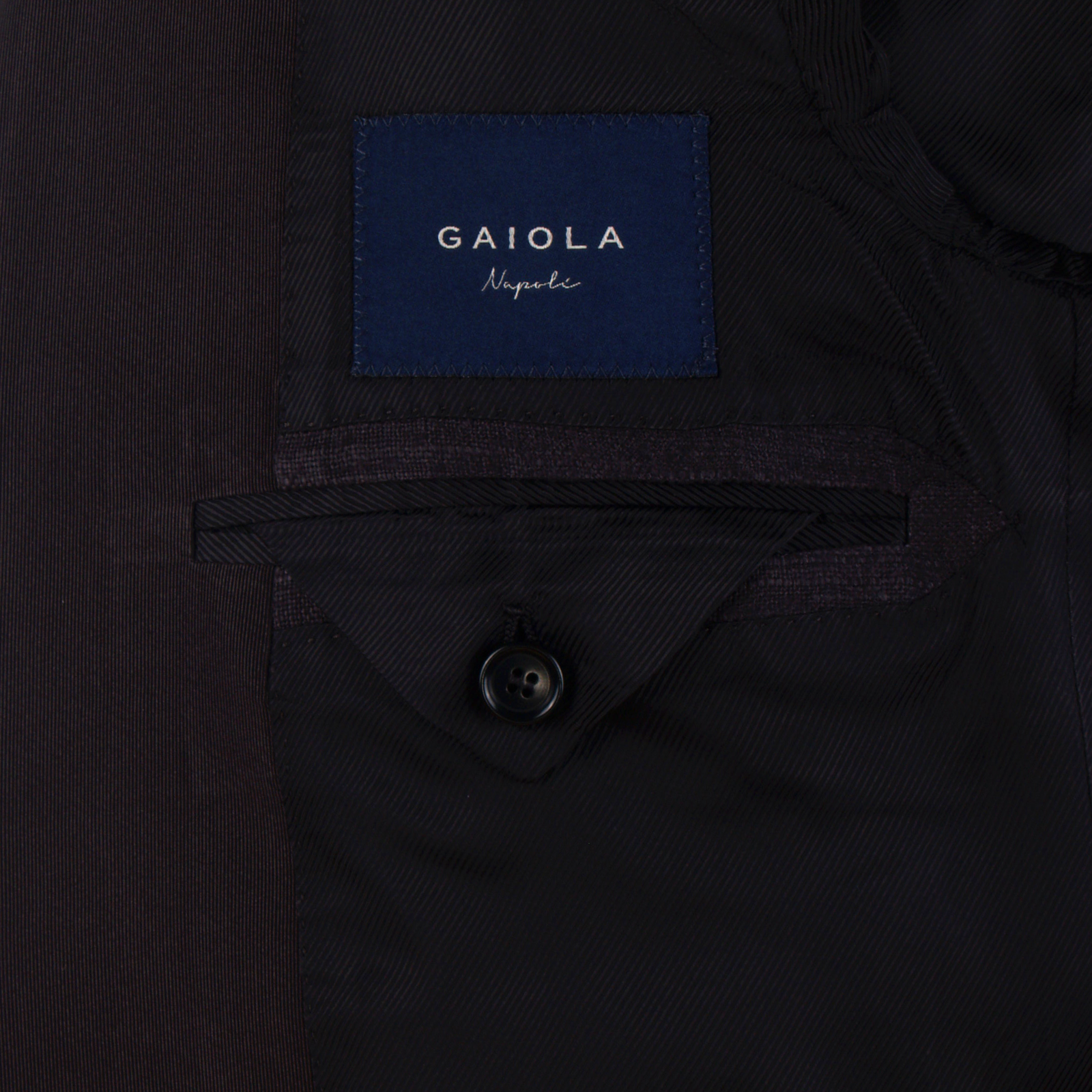 Gaiola silk tuxedo in dark brown