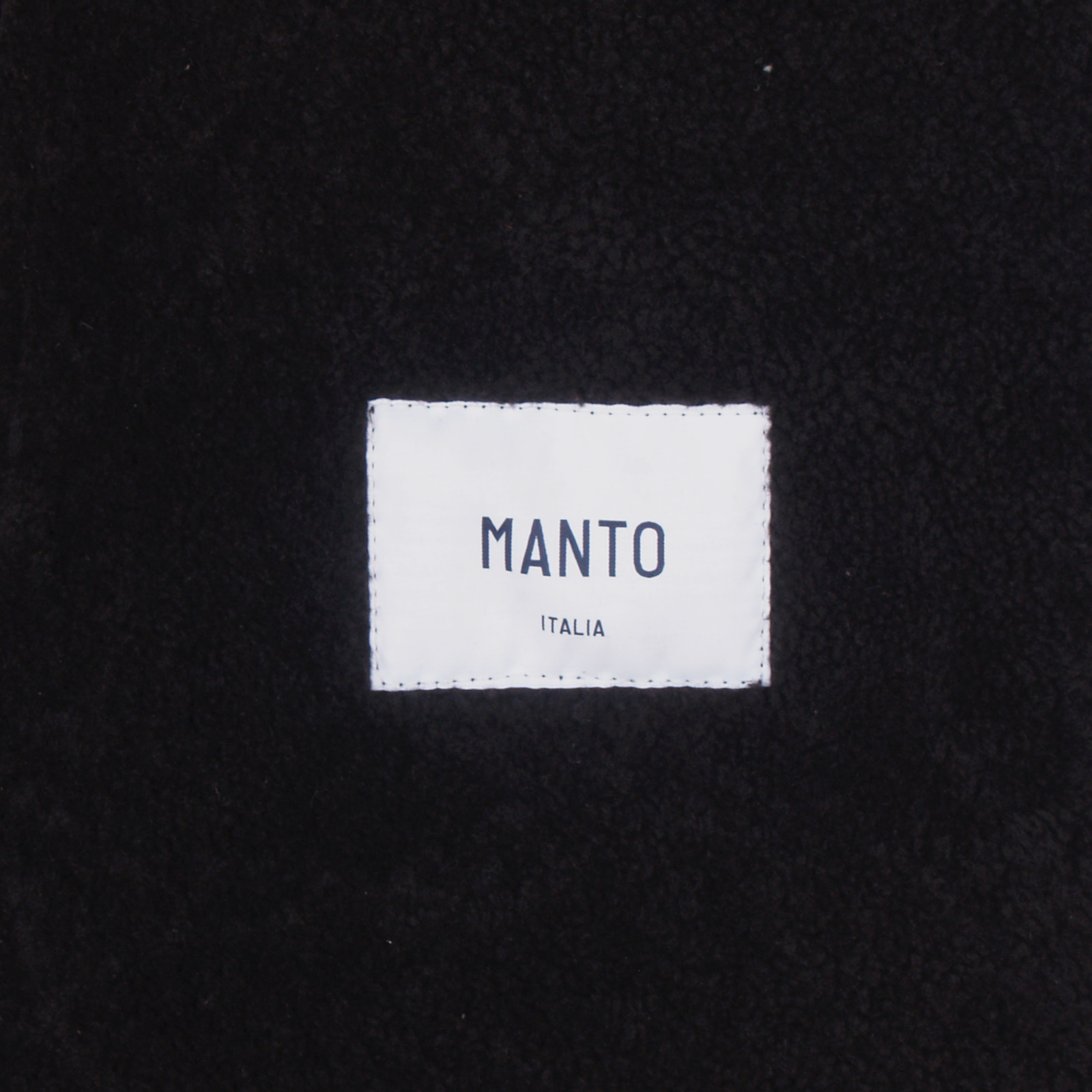 Manto Shearling Lederjacke in Grau