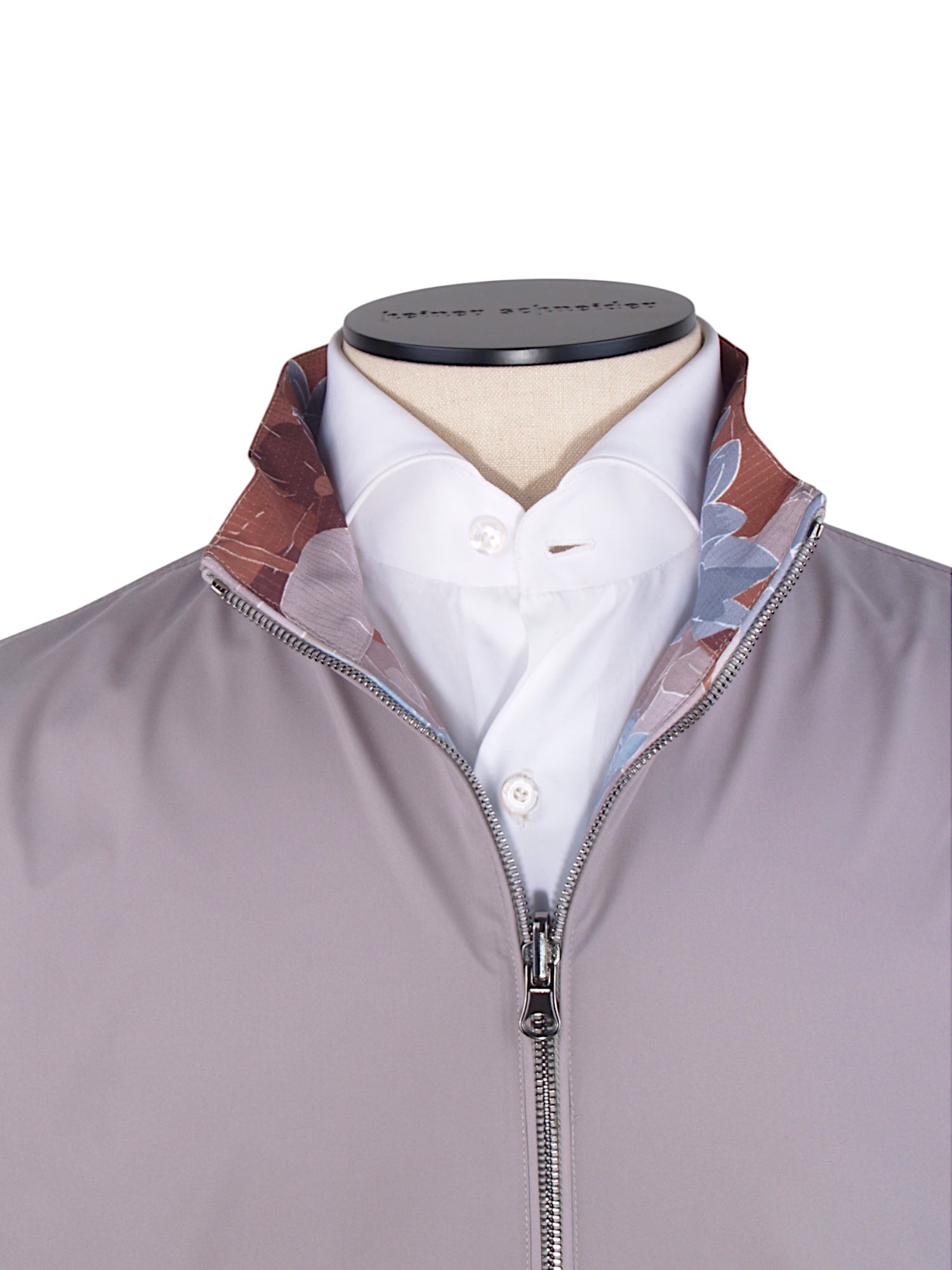 Manto reversible windbreaker jacket with floral pattern