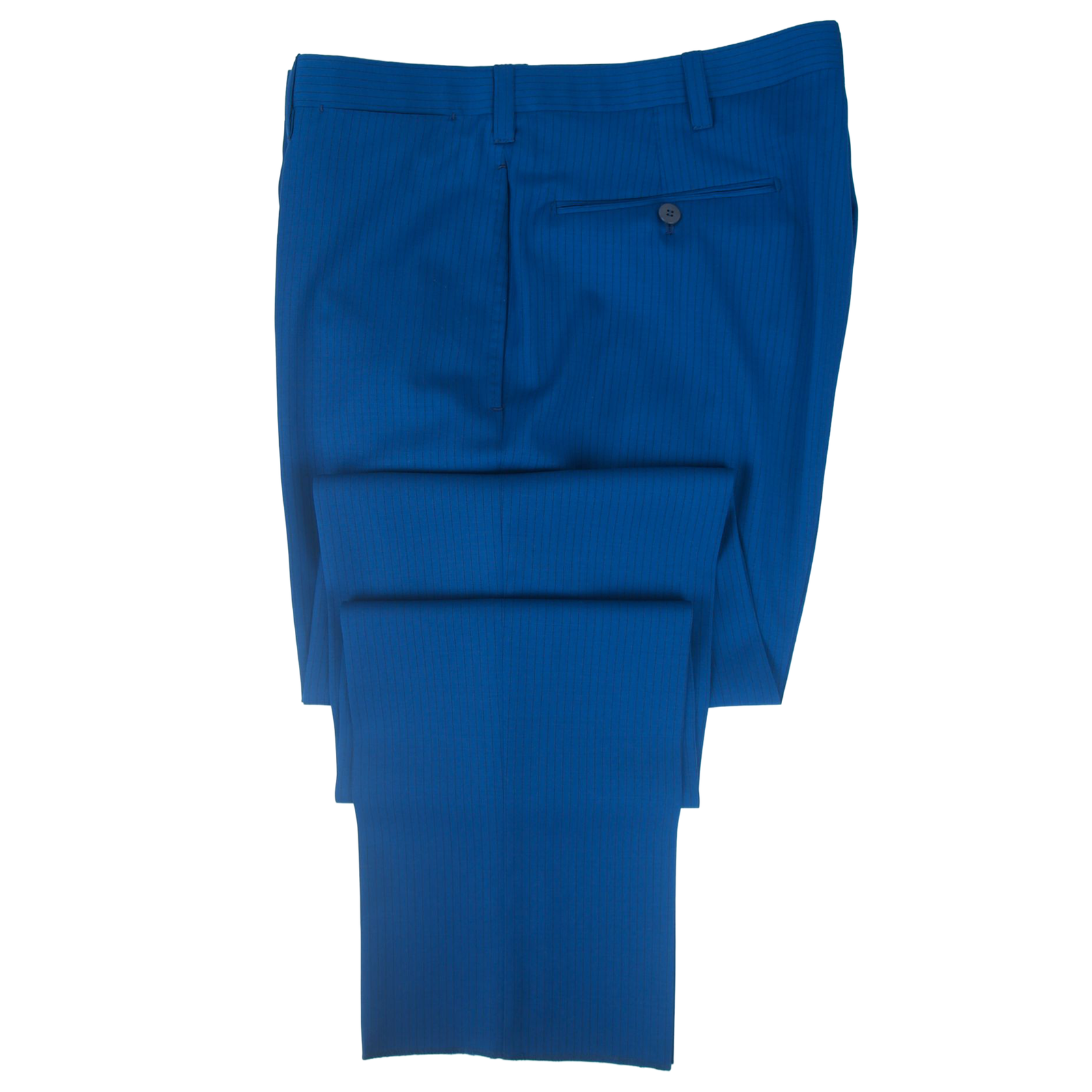 Cesare Attolini Anzug in Königsblau mit dunkelblauem Nadelstreifen