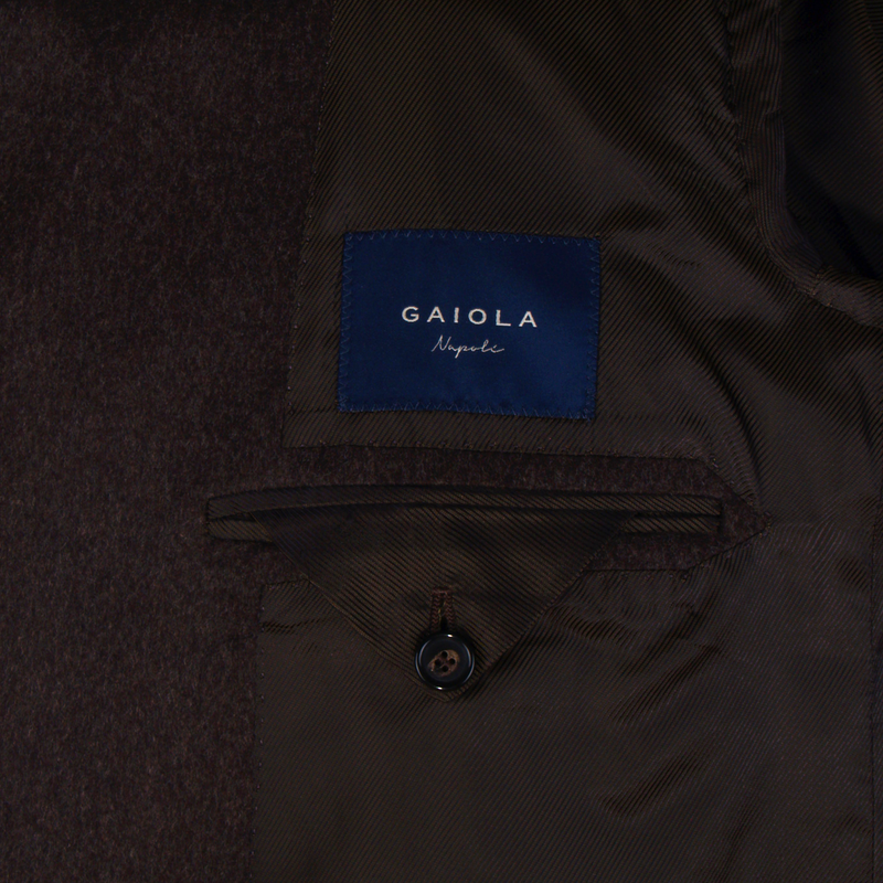 Gaiola Napoli double-breasted virgin wool coat
