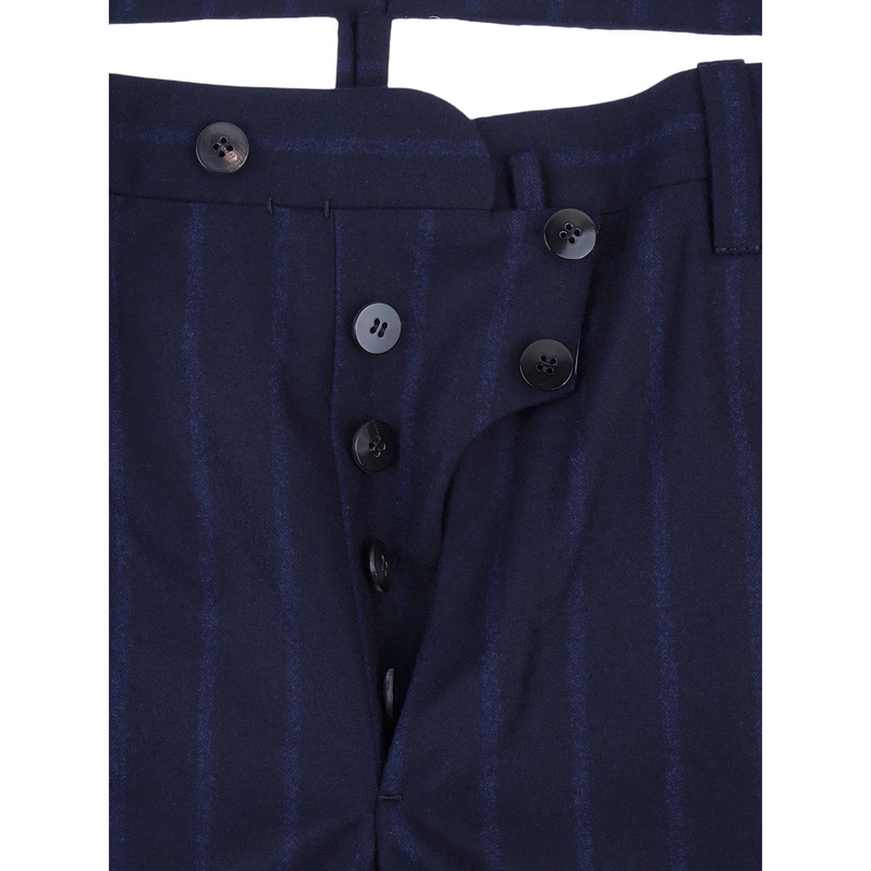 Cesare Attolini blauer Anzug Kreidestreifen