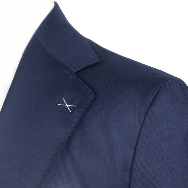 Gaiola  Anzug aus Loro Piana Super 150'S Merino Wollstoff in Dunkelblau