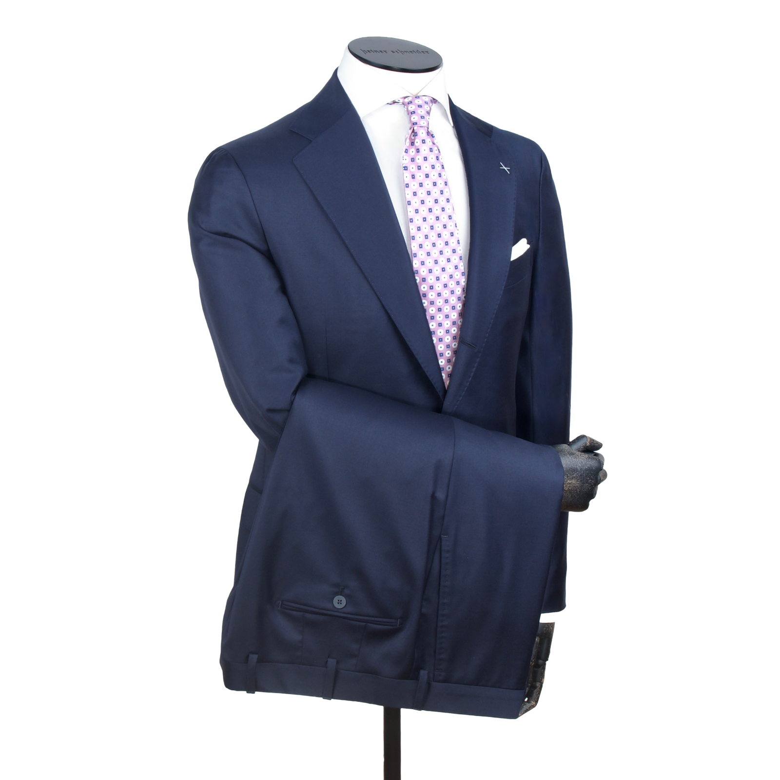 Gaiola  Anzug aus Loro Piana Super 150'S Merino Wollstoff in Dunkelblau
