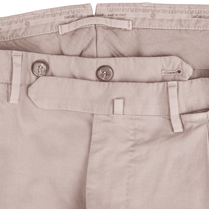 Santaniello cotton trousers Evoluto Beige