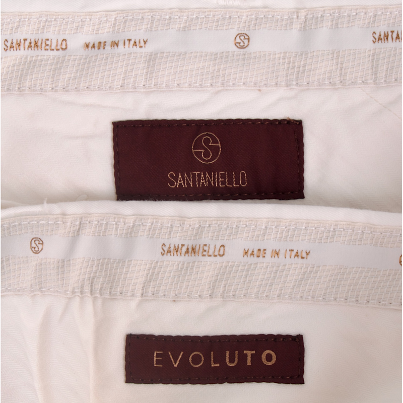 Santaniello Baumwollhose Evoluto Weiß