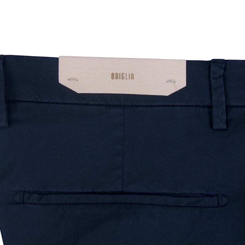 Briglia 1949 Baumwollhose Model Tiberio Dunkelblau
