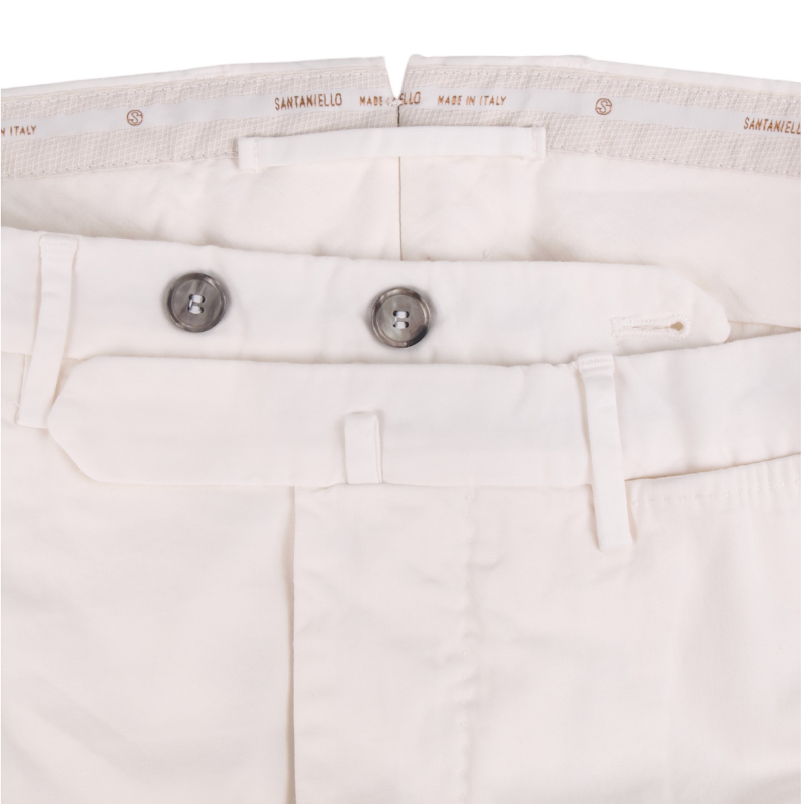Santaniello Baumwollhose Evoluto Weiß
