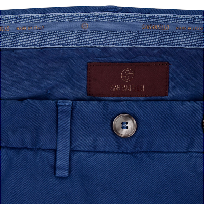 Santaniello Baumwollhose Evoluto Blau