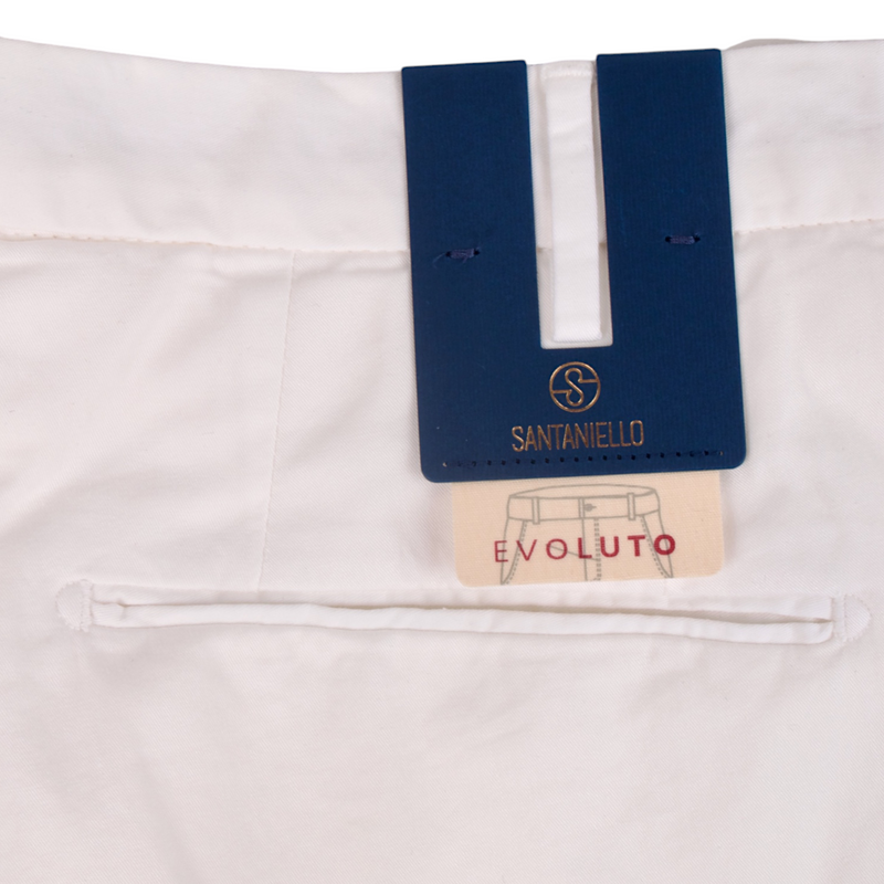 Santaniello Baumwollhose Evoluto Weiß