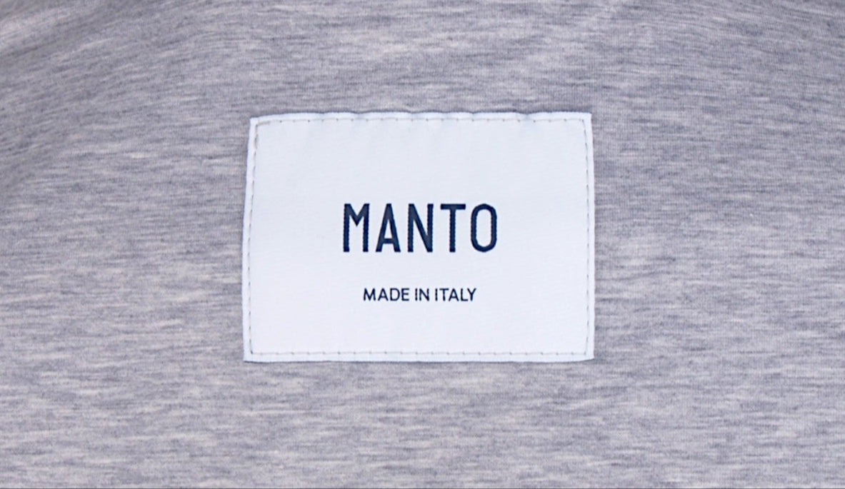 Manto lightly lined summer blouson in dove blue
