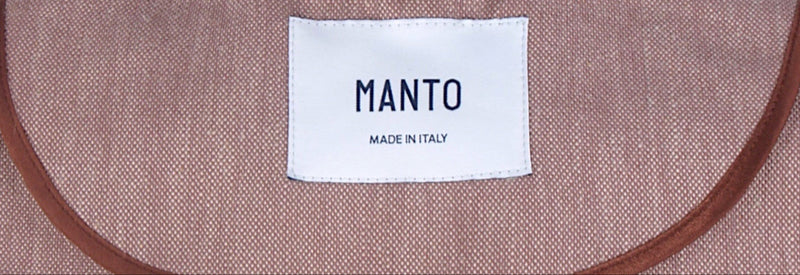 Manto Jacke Leinen Mix in Altrosa