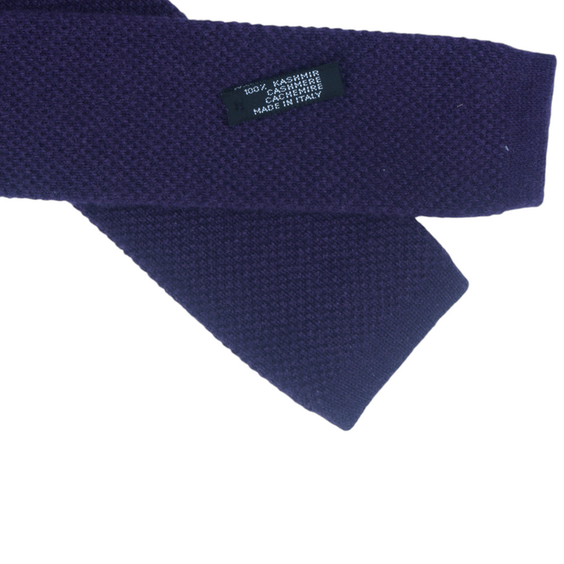 Petronius 100% Kaschmir Strickkrawatte Violett