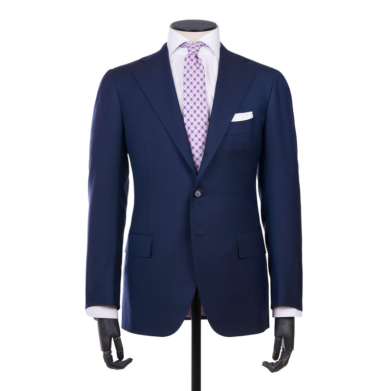 Cesare Attolini klassischer blauer Anzug aus extra feiner Super 150`s Schurwolle