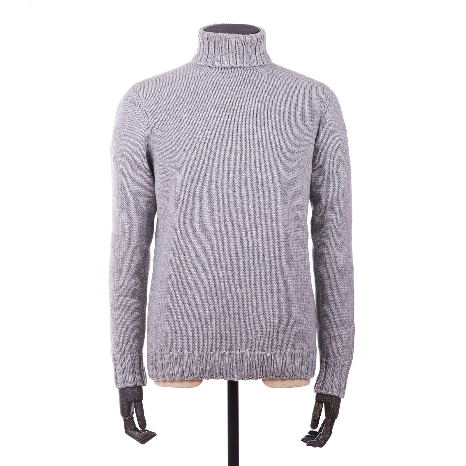Drumohr Grau Kaschmir Rollkragenpullover