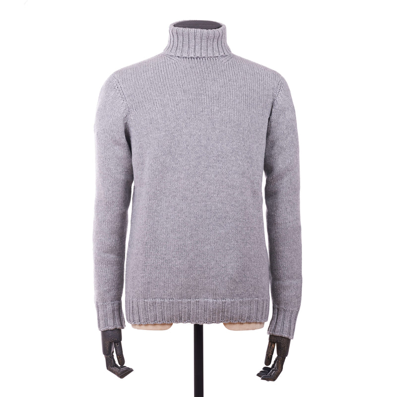 Drumohr Grau Kaschmir Rollkragenpullover