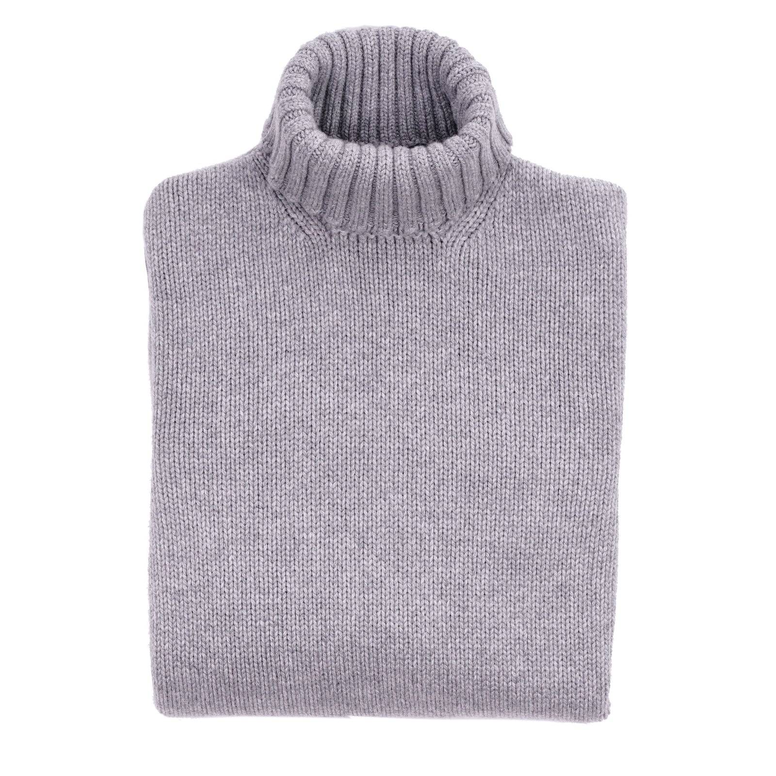 Drumohr Grau Kaschmir Rollkragenpullover