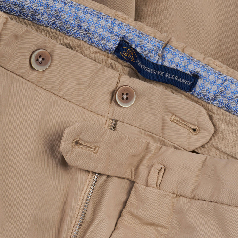 GTA Pantaloni Baumwollhose Beige