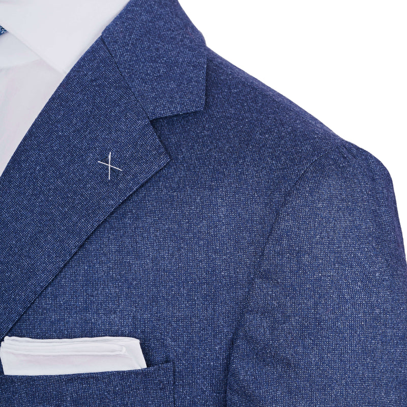 Gaiola Napoli klassischer Anzug mit feinstem Pinpoint Muster