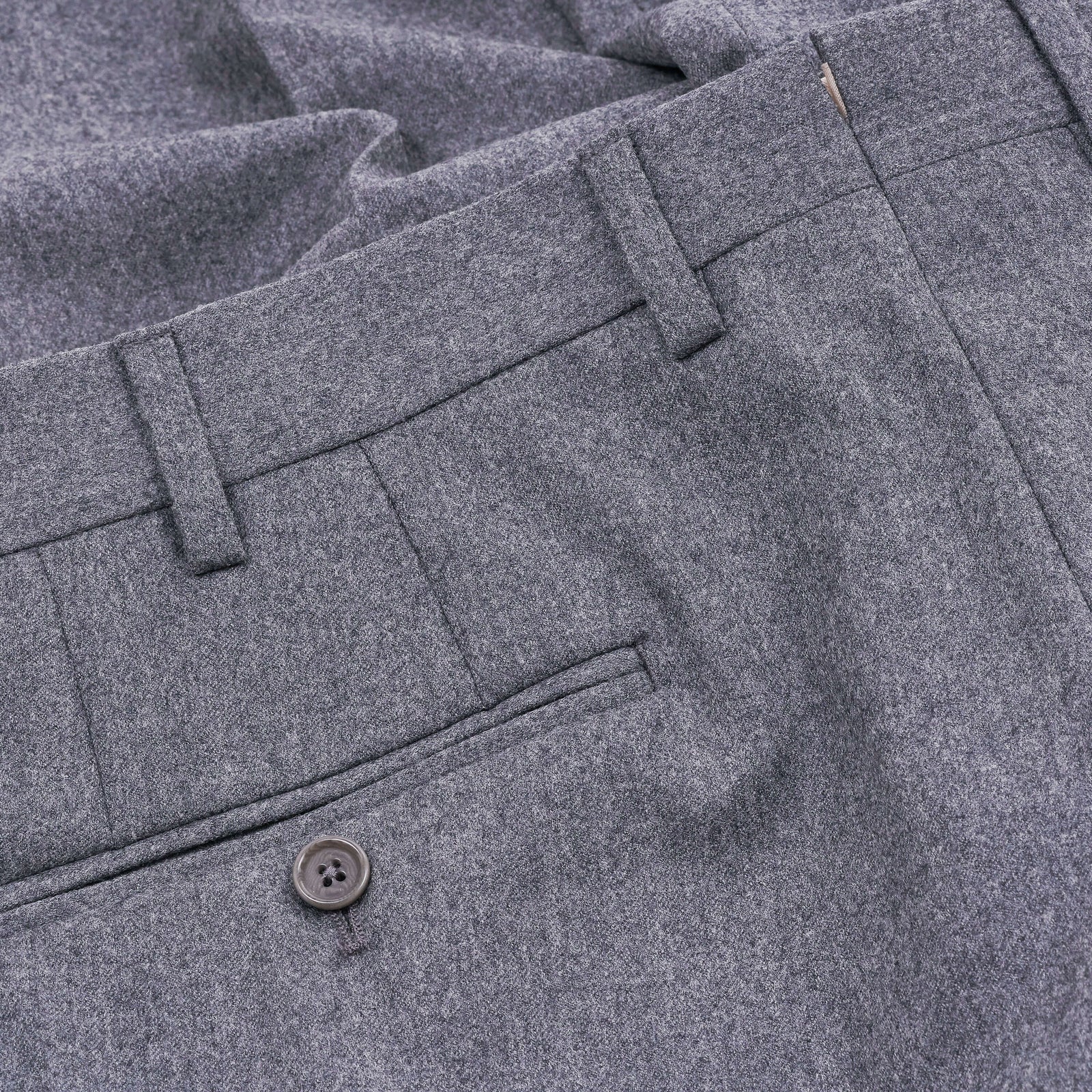 Gaiola Napoli Grauer Winter Flanell Anzug