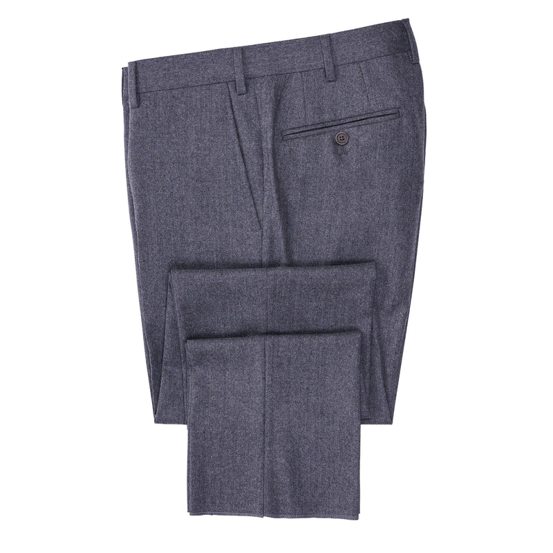 Gaiola Napoli Grauer Winter Flanell Anzug