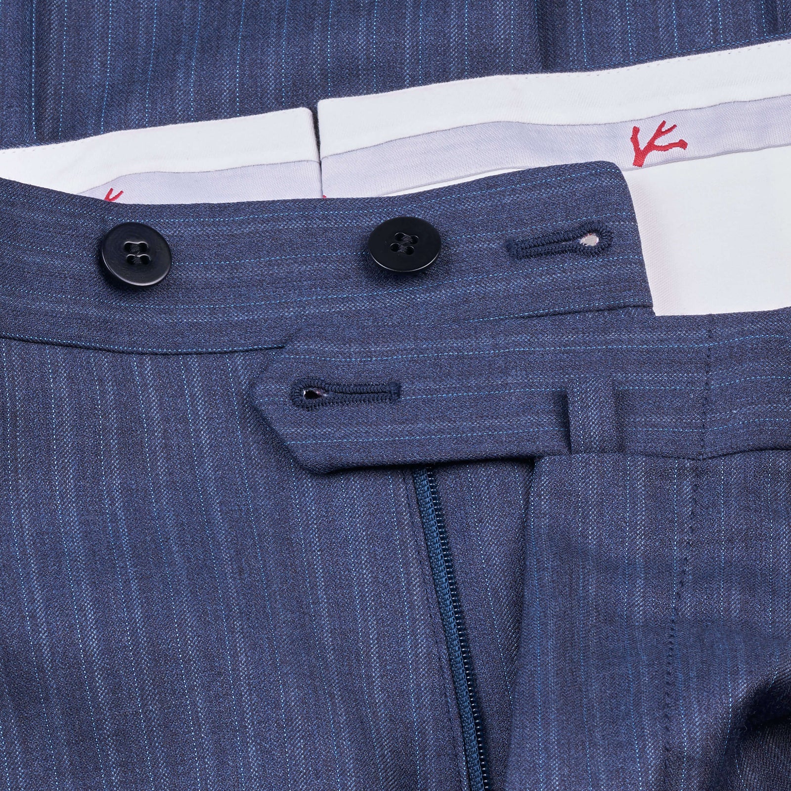 ISAIA Napoli, Schurwolle Peak Reversanzug Gestreift