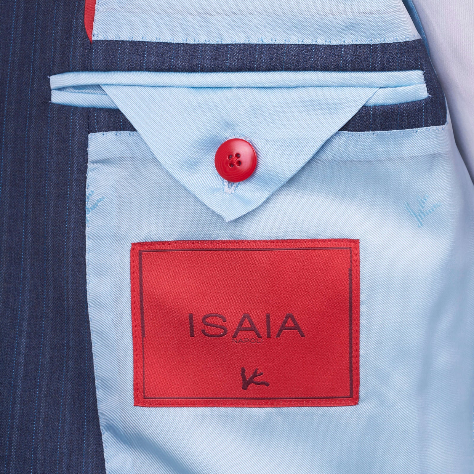 ISAIA Napoli, Schurwolle Peak Reversanzug Gestreift