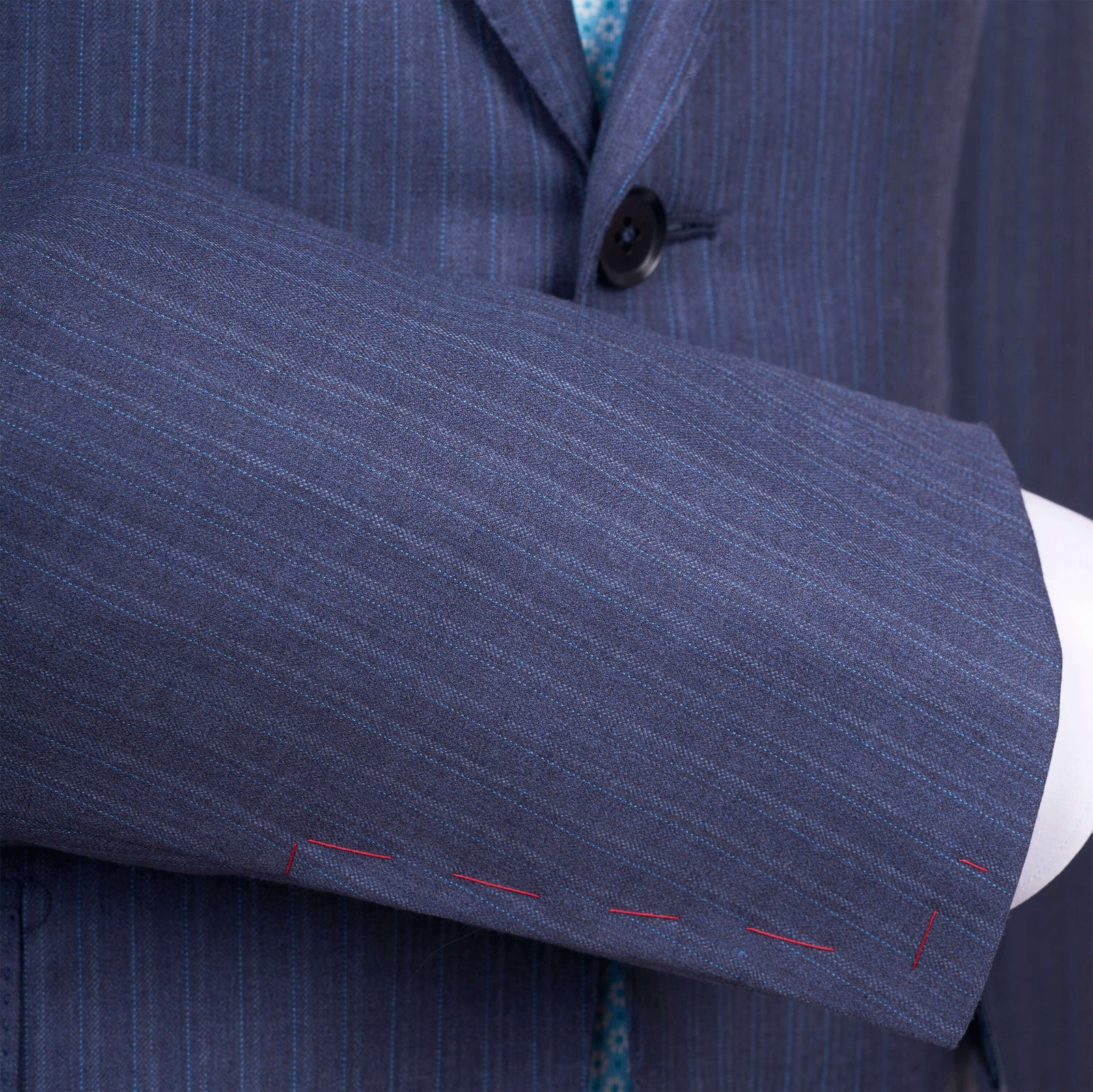 ISAIA Napoli, Schurwolle Peak Reversanzug Gestreift