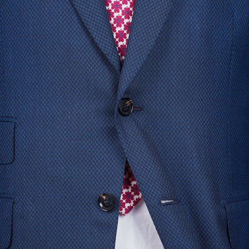 ISAIA Napoli klassischer Anzug mit edlem Birdseyemuster