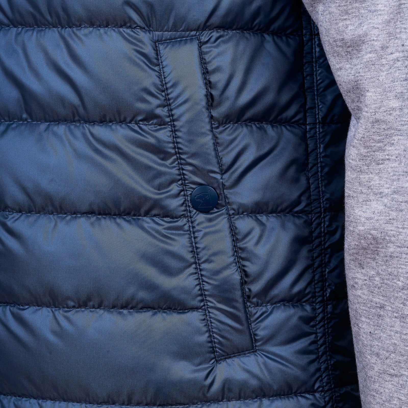 Montecore Daunenjacke Blau Grau