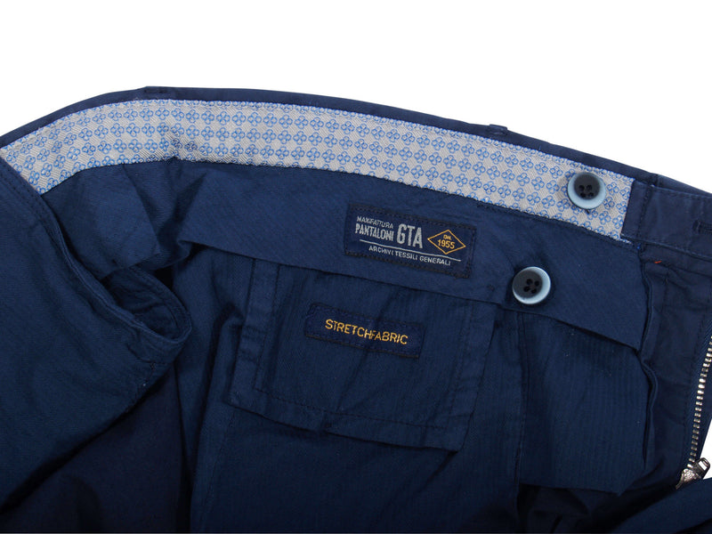 GTA Pantaloni Baumwollhose Blau