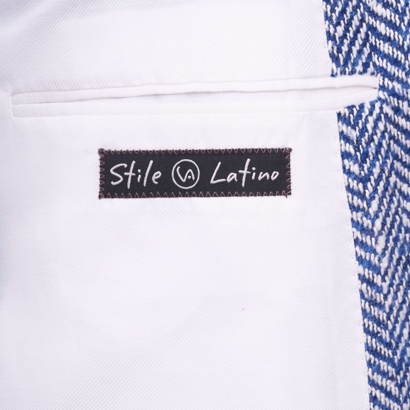 Stile Latino Glencheck jacket with a large overcheck