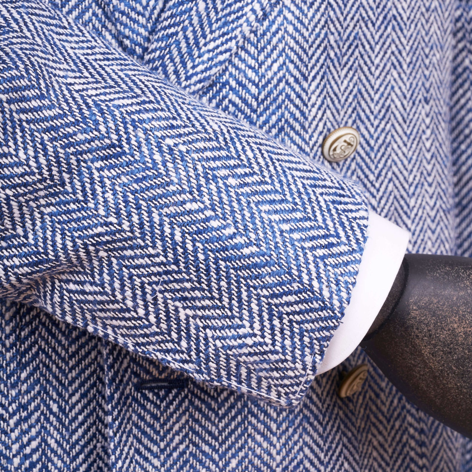 Stile Latino Glencheck jacket with a large overcheck