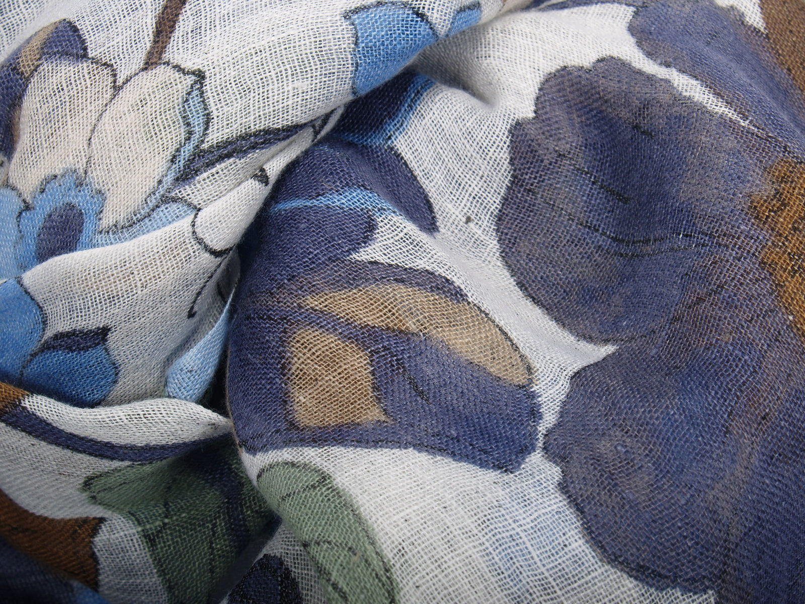 Andrea's 1947 linen scarf