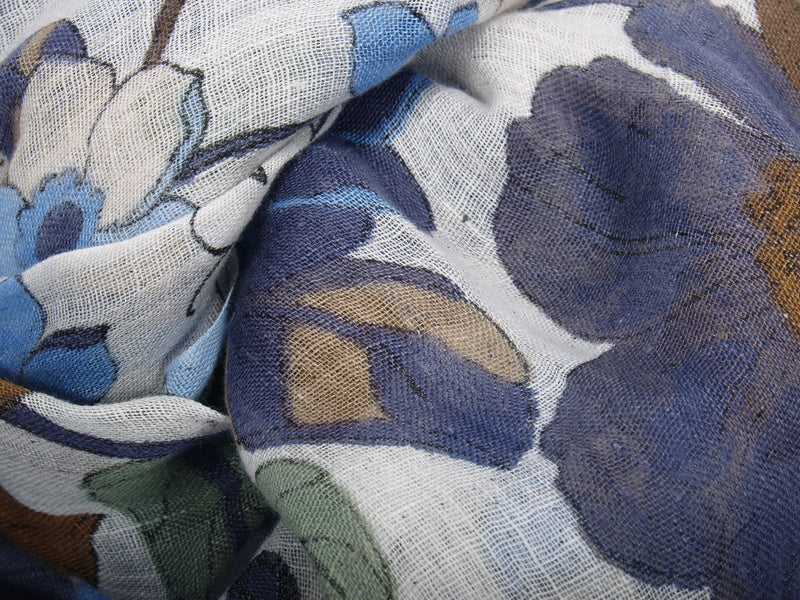 Andrea's 1947 linen scarf
